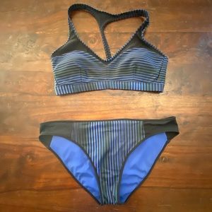 Lululemon Salty Swim Sport Twisted Dune Harbor, M